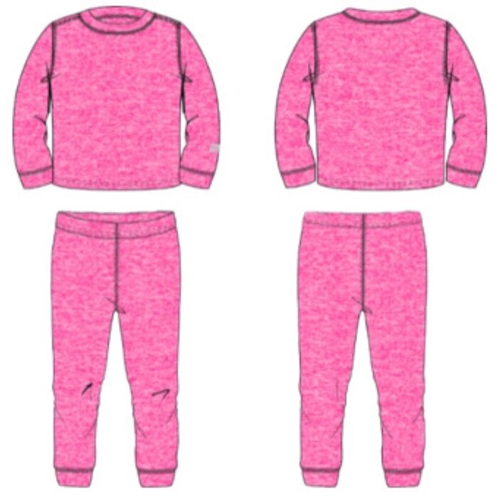 Термобелье для девочки, рост 104 см, цвет розовый от компании Интернет-гипермаркет «MALL24» - фото 1
