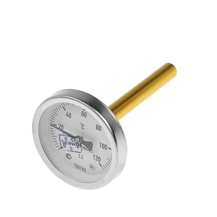 Термометр биметаллический, 120°C от компании Интернет-гипермаркет «MALL24» - фото 1