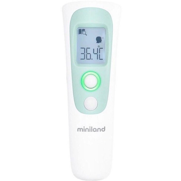 Термометр электронный Miniland Thermoadvanced Pharma, бесконтактный, connect eMyBaby от компании Интернет-гипермаркет «MALL24» - фото 1