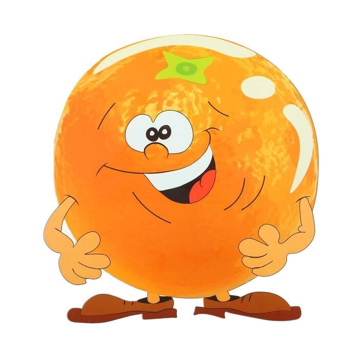 Термонаклейка "Апельсин", набор 10 шт. от компании Интернет-гипермаркет «MALL24» - фото 1