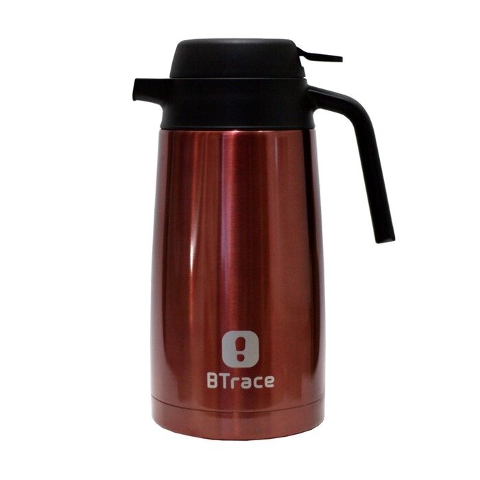 Термос-кофейник BTrace 705-1600 вишневый, 1600 мл от компании Интернет-гипермаркет «MALL24» - фото 1