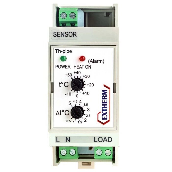 Термостат для управления системой электрообогрева на трубопроводах/резервуарах с настраиваемым гистерезисом EXTHERM от компании Интернет-гипермаркет «MALL24» - фото 1