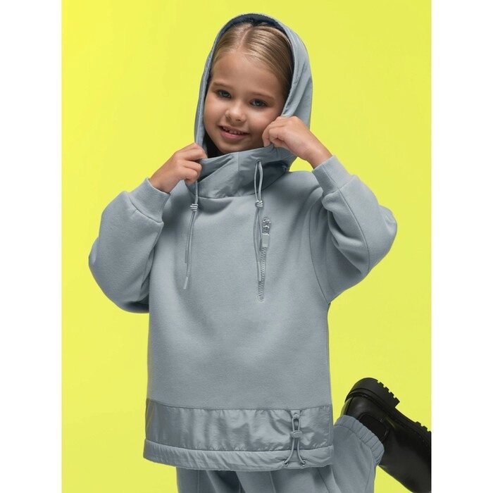 Толстовка для девочек, рост 122 см, цвет серый от компании Интернет-гипермаркет «MALL24» - фото 1