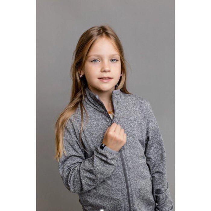 Толстовка флисовая детская, рост 104 см, цвет серый от компании Интернет-гипермаркет «MALL24» - фото 1