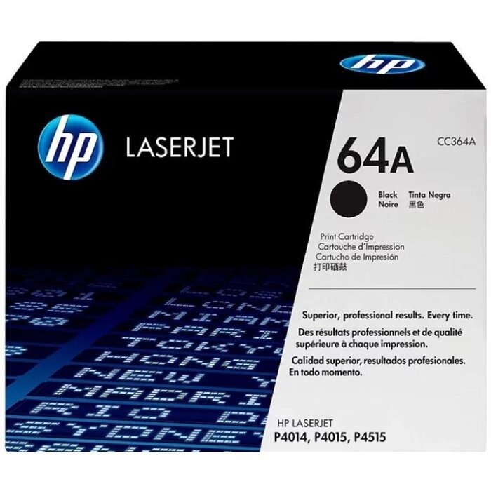 Тонер Картридж HP 64A CC364A черный для HP LJ P4014/4015/4515 (10000стр.) от компании Интернет-гипермаркет «MALL24» - фото 1