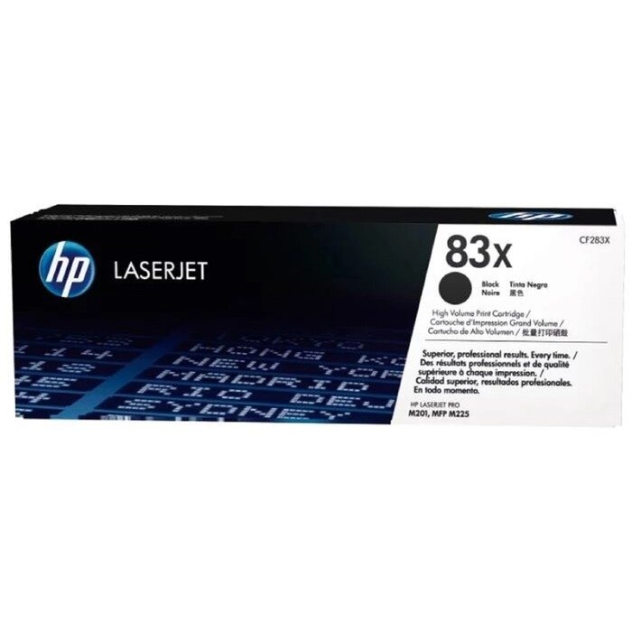 Тонер Картридж HP 83X CF283X черный для HP LJ Pro M201/M225 (2200стр.) от компании Интернет-гипермаркет «MALL24» - фото 1