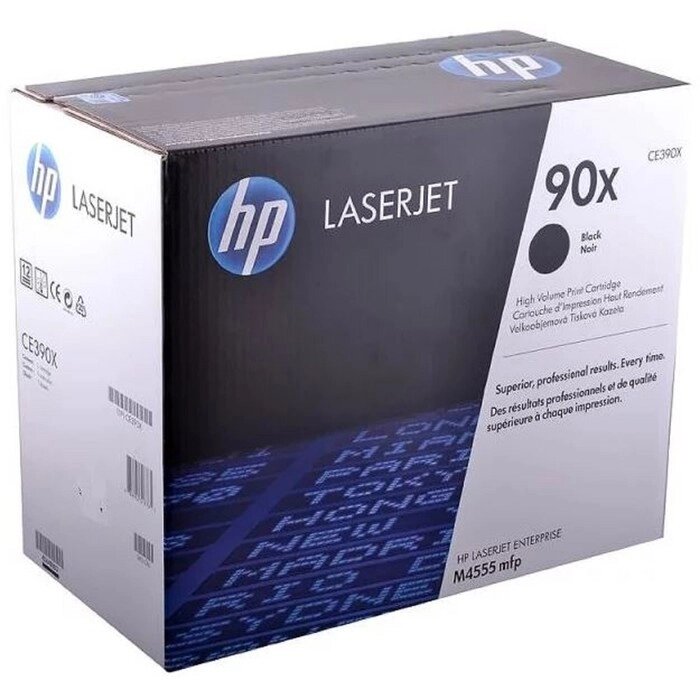 Тонер Картридж HP 90X CE390X черный для HP LJ M4555 (24000стр.) от компании Интернет-гипермаркет «MALL24» - фото 1