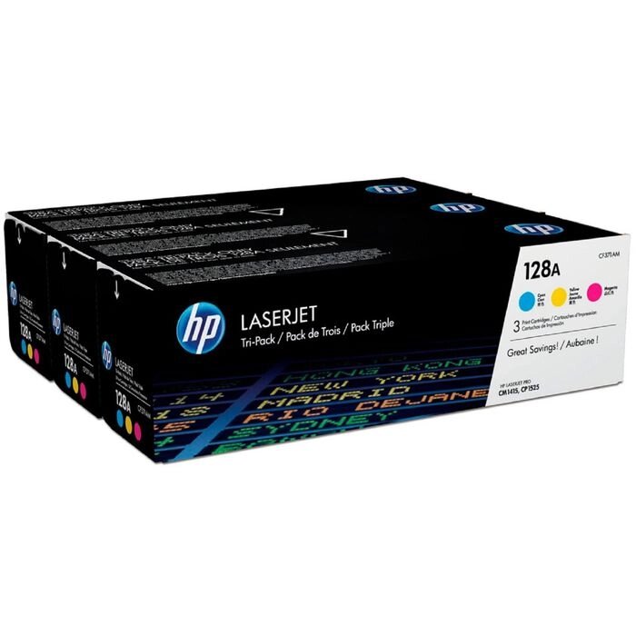 Тонер Картридж HP CF371AM голубой/пурпурный/желтый набор карт. для HP CM1415/CP1525 (1300стр.)   172 от компании Интернет-гипермаркет «MALL24» - фото 1
