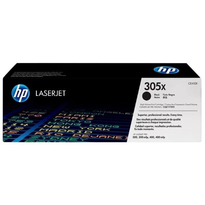 Тонер Картридж HP №305X CE410X черный для HP LJP 300/400 (4000стр.) от компании Интернет-гипермаркет «MALL24» - фото 1