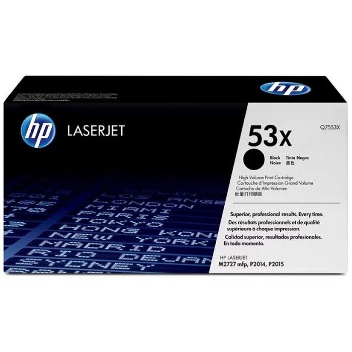 Тонер Картридж HP Q7553X черный для HP LJ P2015/P2014/M2727 (7000стр.) от компании Интернет-гипермаркет «MALL24» - фото 1