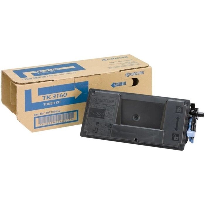 Тонер Картридж Kyocera TK-3160 черный для Kyocera P3045dn/P3050dn/P3055dn/P3060dn от компании Интернет-гипермаркет «MALL24» - фото 1