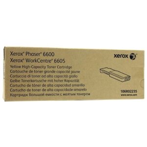 Тонер Картридж Xerox 106R02235 желтый для Xerox Ph 6600/WC 6605 (6000стр.)
