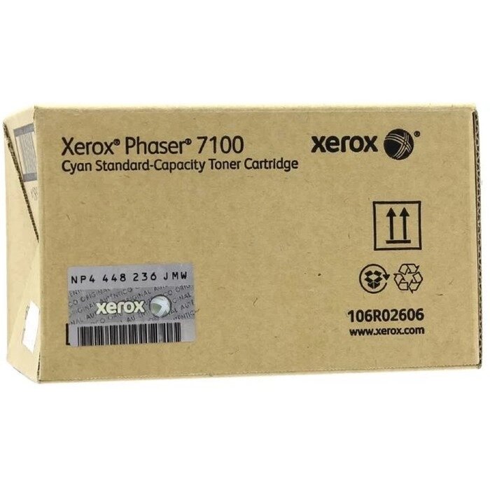 Тонер Картридж Xerox 106R02606 голубой для Xerox Ph 7100 (4500стр.) от компании Интернет-гипермаркет «MALL24» - фото 1