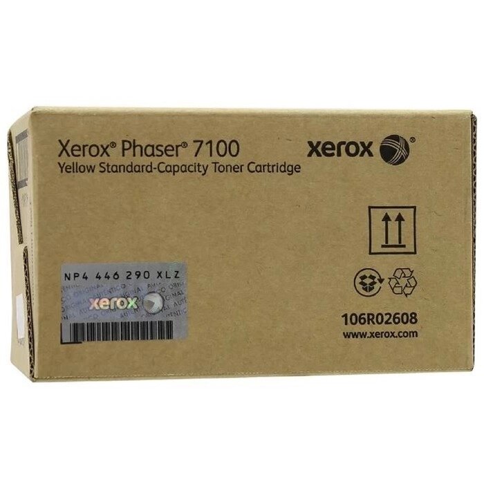 Тонер Картридж Xerox 106R02608 желтый для Xerox Phaser 7100 (4500стр.) от компании Интернет-гипермаркет «MALL24» - фото 1