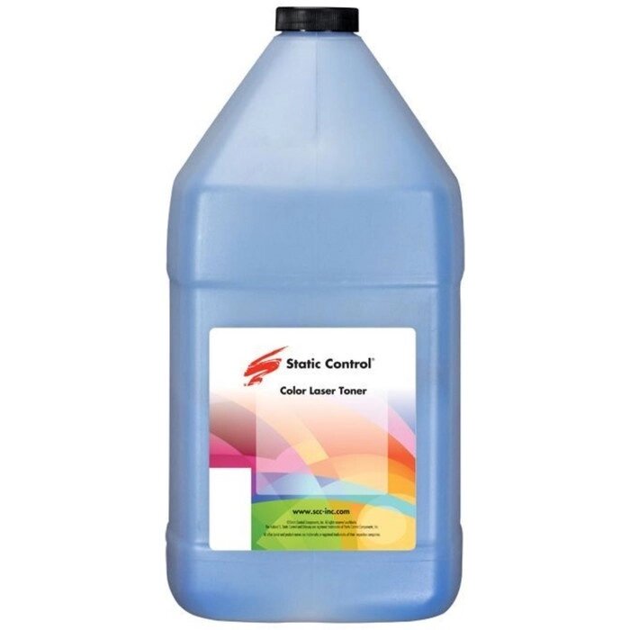 Тонер Static Control HM775-1KG-COS голубой флакон 1000гр. для принтера HP M775/M553/M663/M2   107628 от компании Интернет-гипермаркет «MALL24» - фото 1