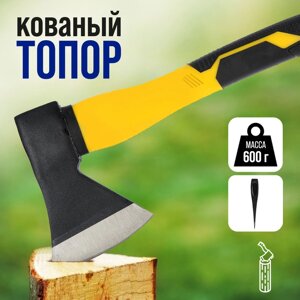 Топор кованый TUNDRA, фиберглассовое 3К топорище 36 см, 600 г