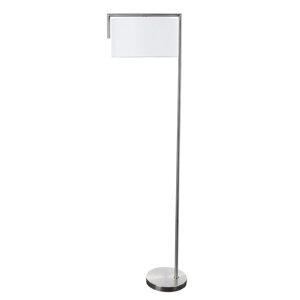 Торшер Arte Lamp Aperol A5031PN-1SS, E27, 60 Вт, 40х51х165 см, серебристый