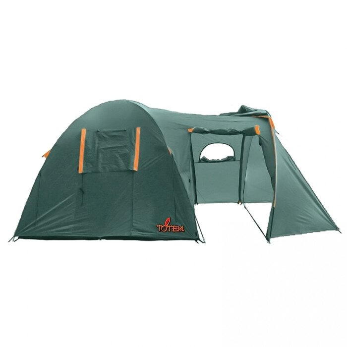 Totem палатка Catawba 4 (V2), цвет зелёный от компании Интернет-гипермаркет «MALL24» - фото 1