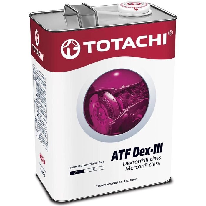 Трансмиссионная жидкость Totachi ATF DEXRON-III, 4 л от компании Интернет-гипермаркет «MALL24» - фото 1