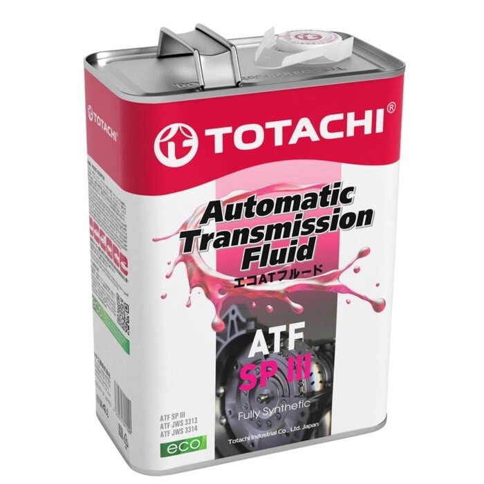 Трансмиссионная жидкость Totachi ATF SPIII, 4 л от компании Интернет-гипермаркет «MALL24» - фото 1