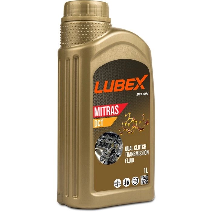 Трансмиссионное масло LUBEX MITRAS DCT, синтетическое, для DSG, 1 л от компании Интернет-гипермаркет «MALL24» - фото 1