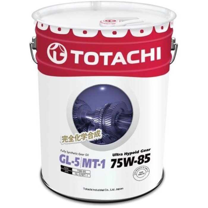 Трансмиссионное масло Totachi Ultra Hypoid Gear Fully Syn GL-5/MT-1 75/85, 20 л от компании Интернет-гипермаркет «MALL24» - фото 1