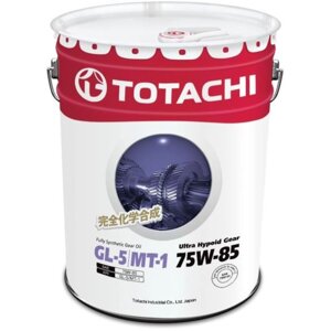 Трансмиссионное масло Totachi Ultra Hypoid Gear Fully Syn GL-5/MT-1 75/85, 20 л