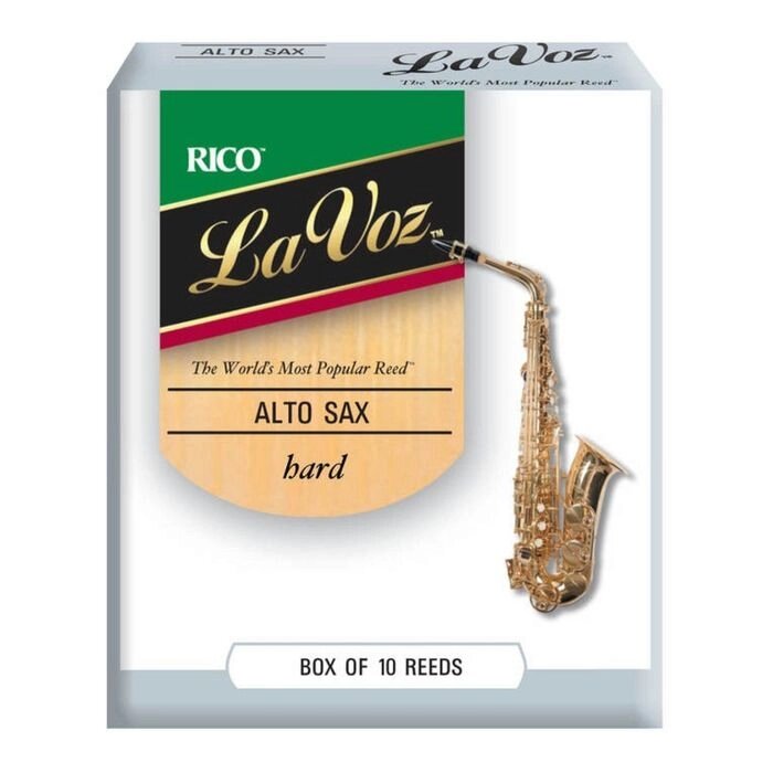 Трости для саксофона альт Rico RJC10HD La Voz (Hard), 10шт от компании Интернет-гипермаркет «MALL24» - фото 1