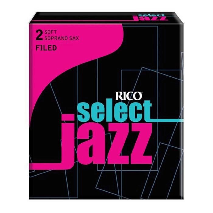 Трости для саксофона сопрано Rico RSF10SSX2S Select Jazz, обработан. низ среза, размер 2 Soft, 10шт от компании Интернет-гипермаркет «MALL24» - фото 1
