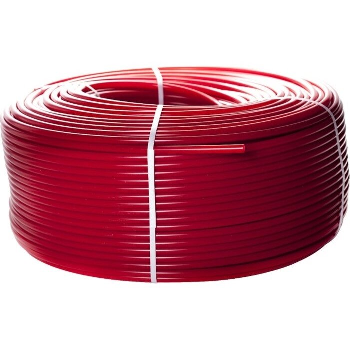 Труба из сшитого полиэтилена STOUT, PE-Xa, d=16х2, кислородный барьер, бухта 100 м, красная от компании Интернет-гипермаркет «MALL24» - фото 1
