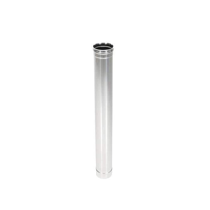 Труба, L=1000 мм, нержавеющая сталь AISI 304, толщина 0.8 мм, d=120 мм от компании Интернет-гипермаркет «MALL24» - фото 1