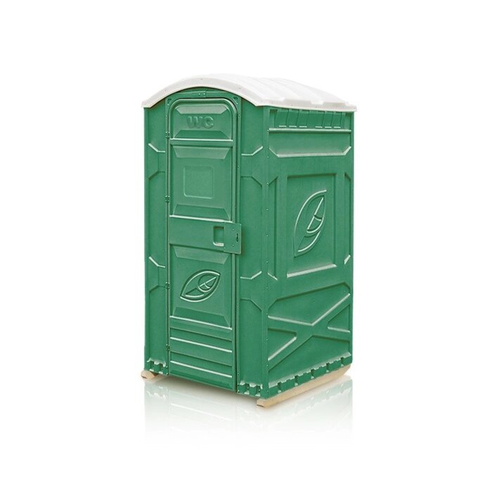 Туалетная кабина, 1.15  1.15  2.3 м, универсальная, цвет зелёный, "Эколайт Стандарт" от компании Интернет-гипермаркет «MALL24» - фото 1