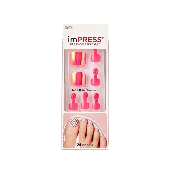 Твердый лак Kiss imPRESS Toe Nails BIPT031 "Текила Санрайз" от компании Интернет-гипермаркет «MALL24» - фото 1