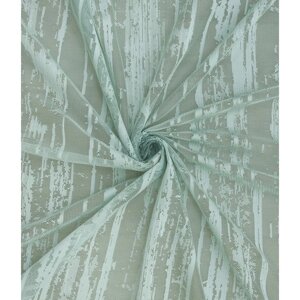 Тюль "Дождь", размер 200x260 см, цвет мятный