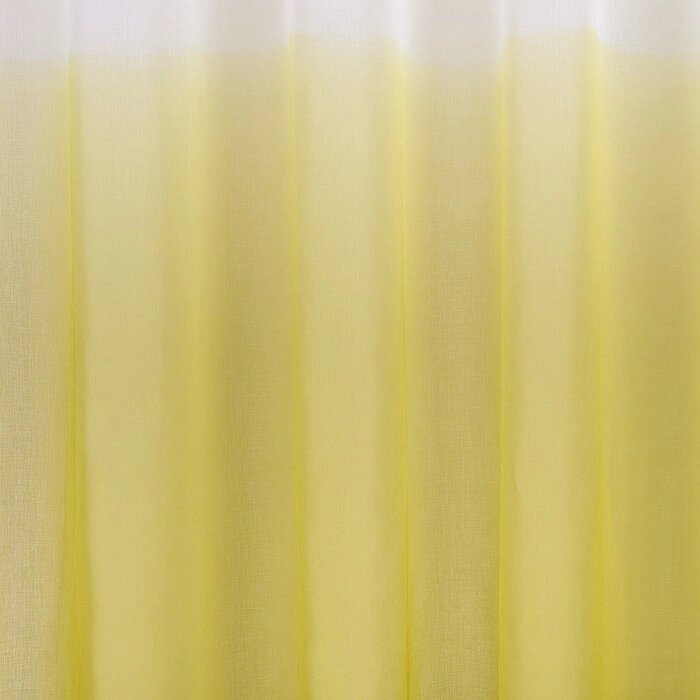 Тюль Narassvete 250х260 см,  шторная лента, цвет белый зелёный от компании Интернет-гипермаркет «MALL24» - фото 1
