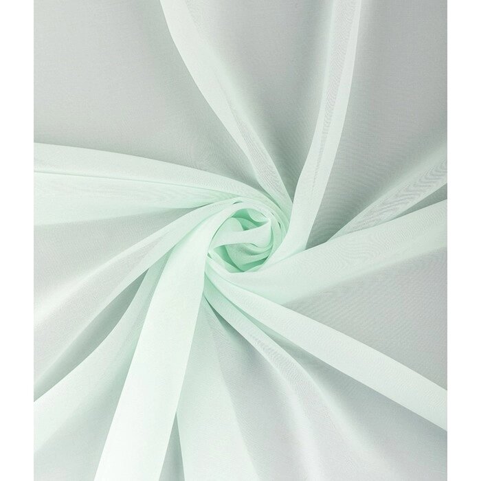 Тюль "Вуаль шелк", размер 300x260 см, цвет мятный от компании Интернет-гипермаркет «MALL24» - фото 1