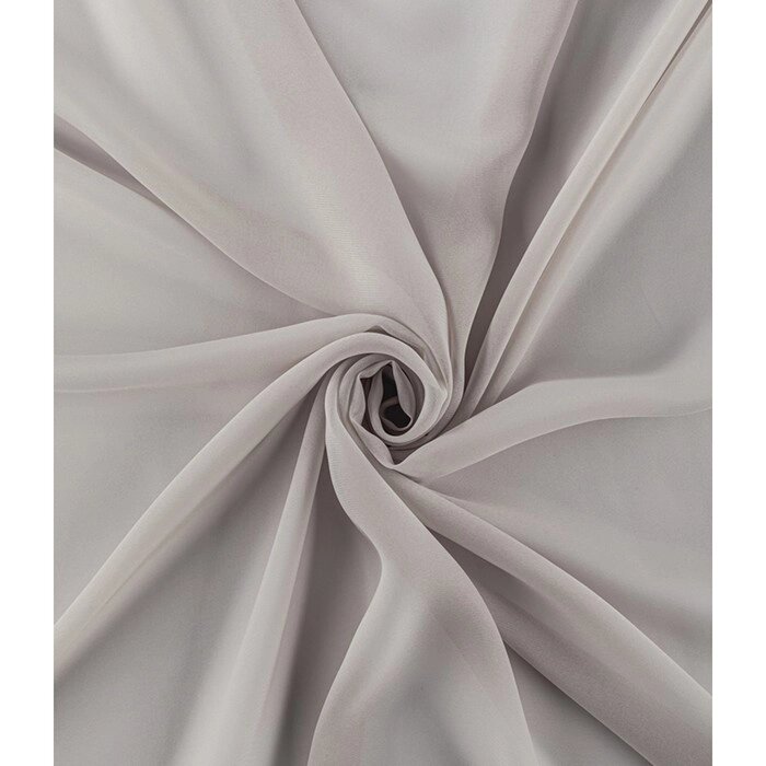 Тюль "Вуаль шелк", размер 300x260 см, цвет серый от компании Интернет-гипермаркет «MALL24» - фото 1