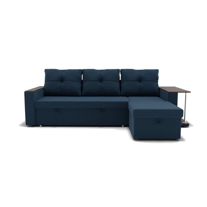 Угловой диван "Атланта", механизм венеция, угол правый, велюр, цвет гелекси лайт 014 от компании Интернет-гипермаркет «MALL24» - фото 1