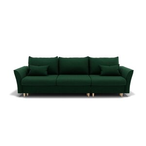 Угловой диван "Барселона 2", механизм пантограф, угол правый, велюр, цвет гелекси лайт 010