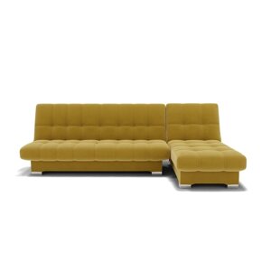 Угловой диван "Хьюстон 2", механизм книжка, велюр, цвет селфи 08
