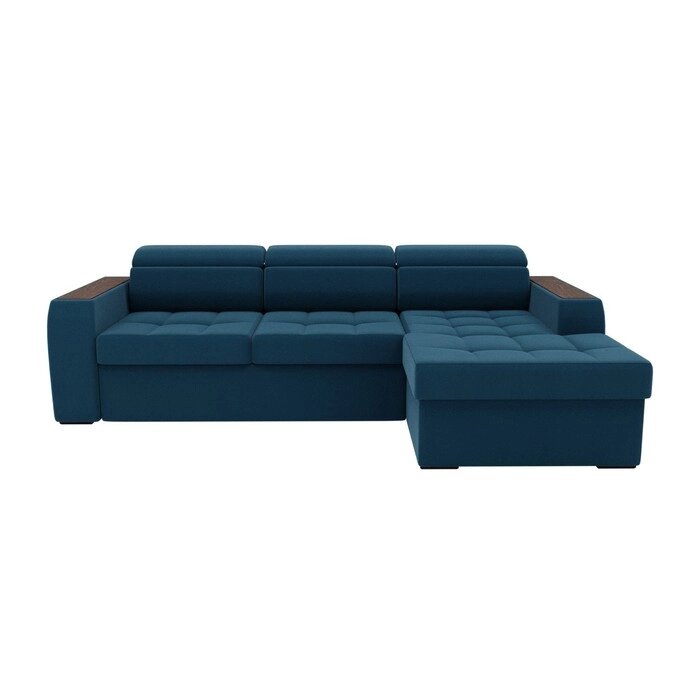 Угловой диван "Манчестер", механизм венеция, угол правый, велюр, цвет селфи 12 от компании Интернет-гипермаркет «MALL24» - фото 1