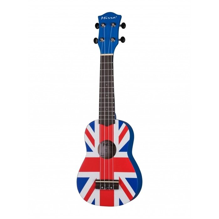 Укулеле сопрано, UK-300-21-YG с рисунком Union Jack от компании Интернет-гипермаркет «MALL24» - фото 1