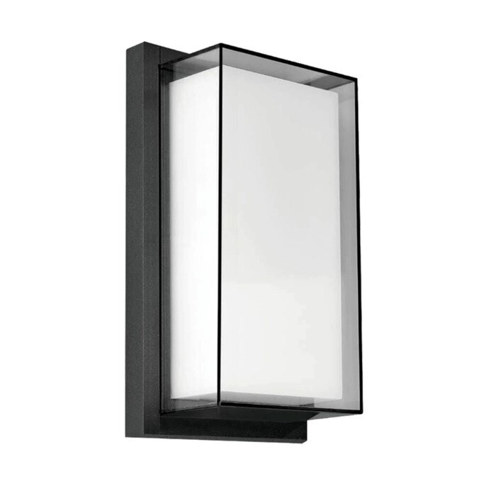 Уличный настенный светильник Arte Lamp Menkar A1331AL-1BK, LED, 12 Вт, 8х15х24 см, 960 Лм, чёрный от компании Интернет-гипермаркет «MALL24» - фото 1