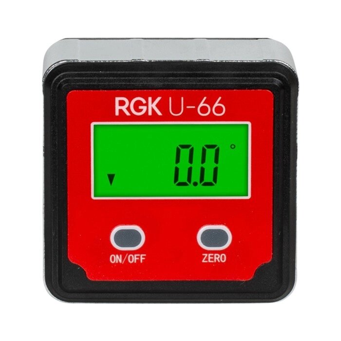 Уровень электронный RGK U-66 776080, 4х90°, LCD-дисплеем от компании Интернет-гипермаркет «MALL24» - фото 1