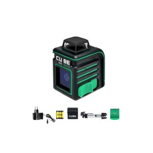 Уровень лазерный ADA CUBE 360 GREEN Professional Edition, до 20 м, 2 луча, 532 Нм, 0.3 мм/м 7783