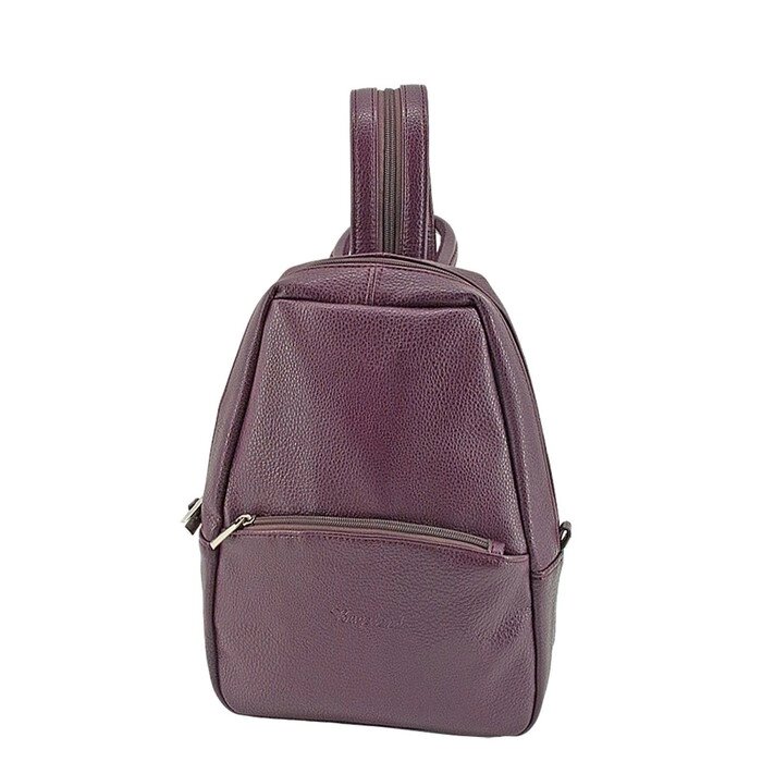 В2545 Рюкзак, отдел на молнии, цвет фиолетовый 30х21х9см от компании Интернет-гипермаркет «MALL24» - фото 1