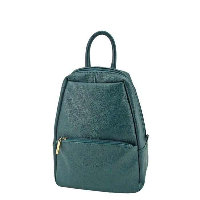 В2545 Рюкзак, отдел на молнии, цвет зеленый 30х21х9см от компании Интернет-гипермаркет «MALL24» - фото 1