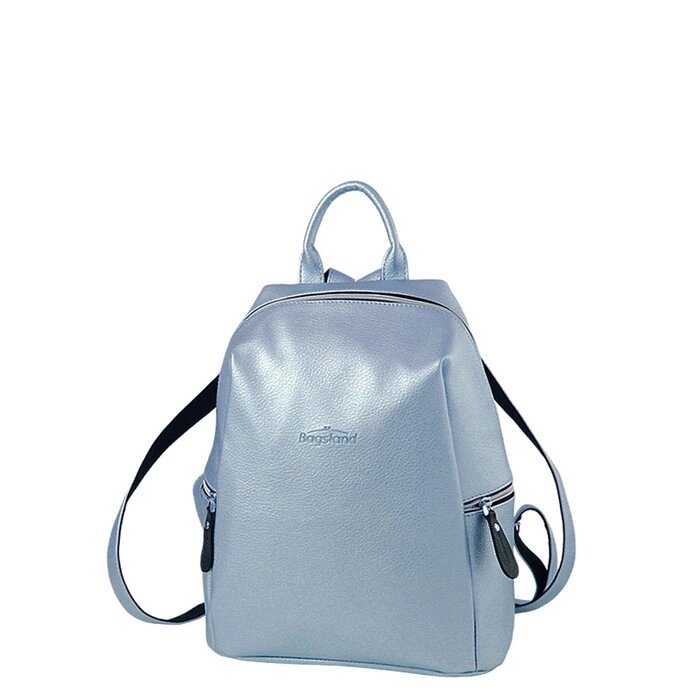 В2633 Рюкзак, отдел на молнии, цвет голубой 33х27х13см от компании Интернет-гипермаркет «MALL24» - фото 1