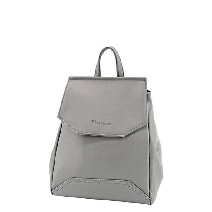 В2656 Сумка-рюкзак, отдел на клапане, цвет серый 32х24х12см от компании Интернет-гипермаркет «MALL24» - фото 1
