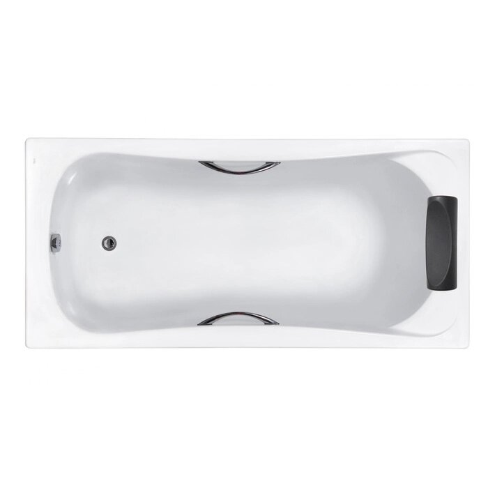 Ванна акриловая Roca BeCool 170 x 80 см, прямоугольная, цвет белый от компании Интернет-гипермаркет «MALL24» - фото 1